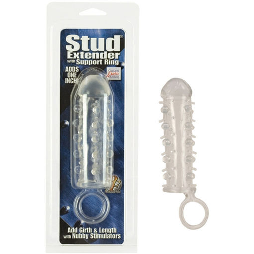 STUD-EXTENDER-W-SUPPORT-RING-CLEAR