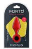 Image de F-10: SILICONE PLUG W/ PULL RING - Rouge petit