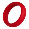 Image de F-64:  50MM 100% SILICONE RING WIDE - Rouge Large