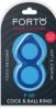 Image de F-88: DOUBLE RING 100% LIQUID SILICONE - Bleu