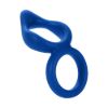 Image de F-88: DOUBLE RING 100% LIQUID SILICONE - Bleu