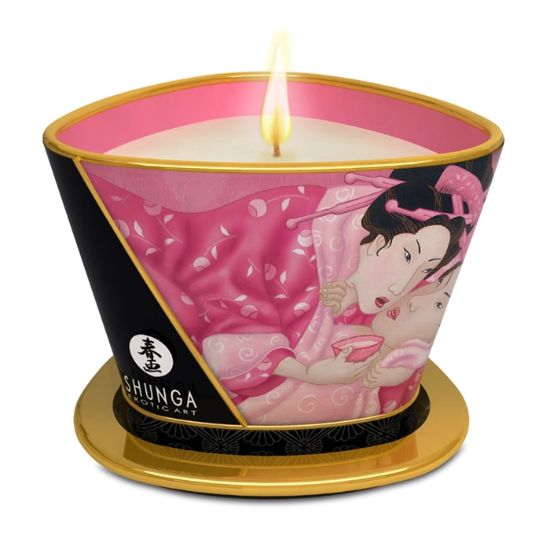 SHUNGA-CHANDELLE-A-MASSAGE-PÉTALES-DE-ROSES