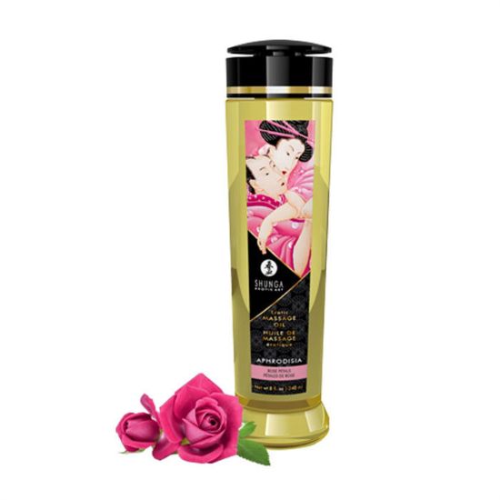 Image de SHUNGA - HUILE MASSAGE APHRODISIA - ROSES