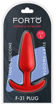 Picture of F-31: 100% SILICONE PLUG - Red - Large