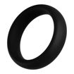Picture of F-64:  40MM 100% SILICONE RING WIDE - Black Small