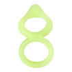 Picture of F-88: DOUBLE RING 100% LIQUID SILICONE - Glow