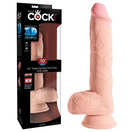 King-Cock-Plus-10-Triple-Density-Fat-Cock-with-Ba