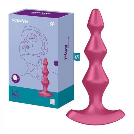 Image de SATISFYER - LOLLI PLUG 1 - BORDEAUX
