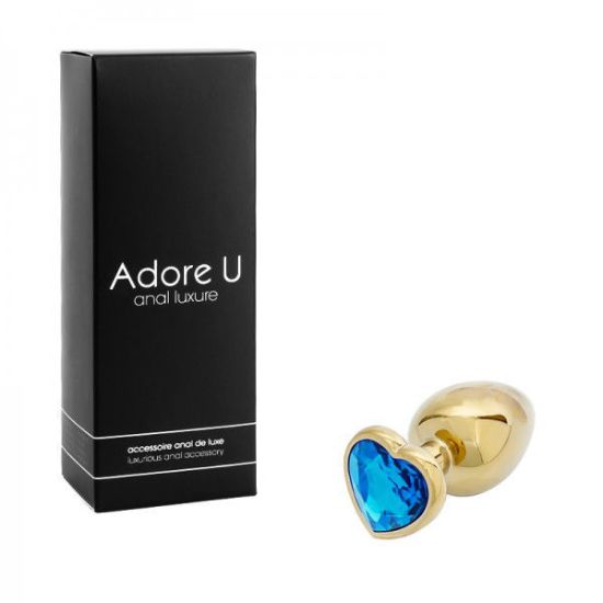 Image de ADORE U - ANAL LUXURE ALUMINIUM OR - GRAND BLEU