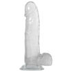CRYSTAL-CLEAR-8-DILDO-WITH-BALLS