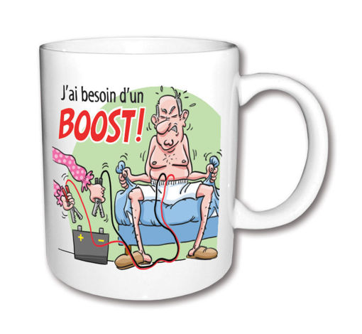 Picture of Free gift -  Cup J'ai besoin d'un Boost!