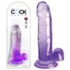 King-Cock-Clear-7-With-Balls-Purple