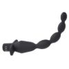 Vibrating-Butt-Beads-Silicone-Rechargeable-Black