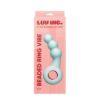 Image de BR15: BEADED FLEXIBLE RING VIBE - VERT PÂLE