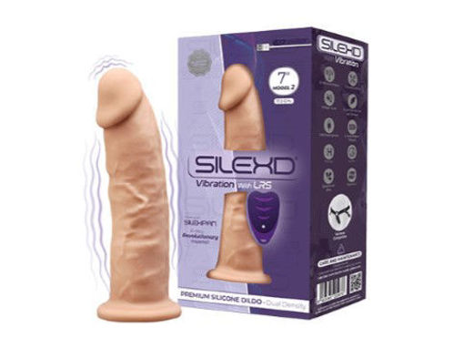 Image de Silexd 7" Model 2 With Vibration+ Remote Control - Flesh