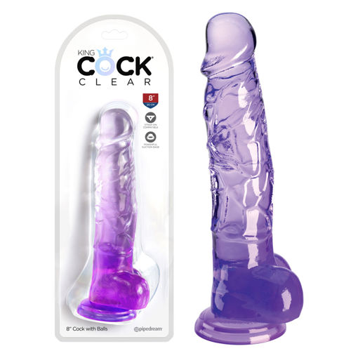 King-Cock-Clear-8-With-Balls-Purple