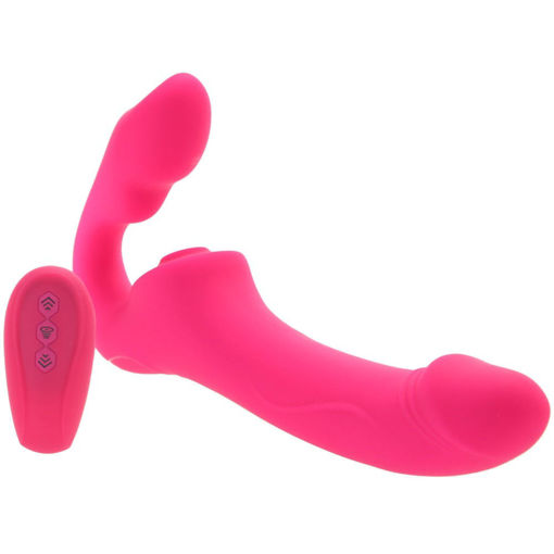 Picture of Strap U Mighty Licker Strapless Strap-On Vibe