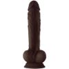 Image de Shaft - Model A 10.5" Liquid Silicone Dong W/Balls - Mahogany