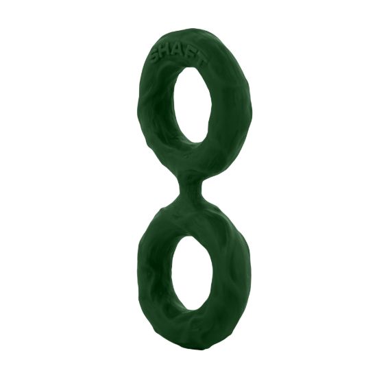 Image de SHAFT - MODEL D - DOUBLE C-RING - VERT - SIZE 1 - FLEXISKIN LIQUID SILICONE COCKRING