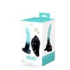 Image de DUO SILICONE DILDO (NON VIBRANT) avec harnais - TURQUOISE/BLACK
