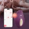 PEARL 2 – Nouvelle Génération de Vibromasseur de Culotte Connecté, Violet, Silencieux, Puissant et Étanche