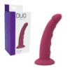 Dildo Bosselé Adore U DUO 6 pouces rouge