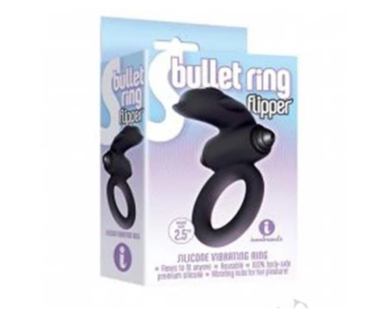 Image de S-Bullet Ring Flipper Dolphin Noir