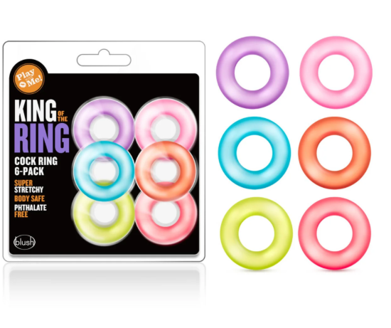 Image de Cadeau à l'achat - Play With Me – King of the Ring – Coffret 6 Anneaux