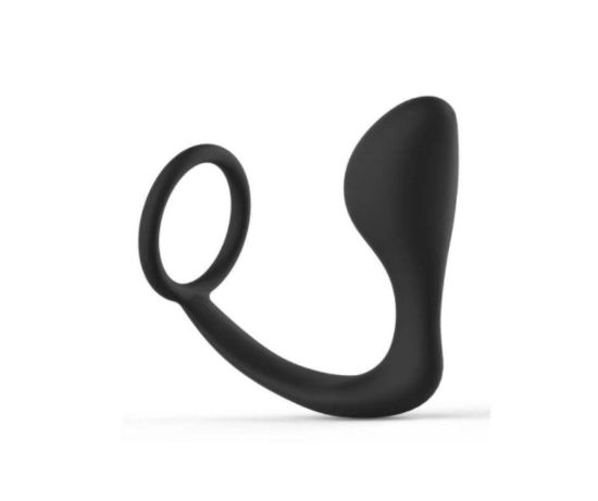 Image de OEJ Thrillz Anal Tease – Anneau Pénien et Plug Anal en Silicone