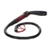 Image de Scandal – Fouet Bull Whip – Noir & Rouge