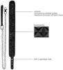 Image de COLLIER DE LUXE AVEC LAISSE - NOIR