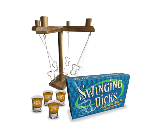 Image de Swinging Dicks Drinking Game & Shot Glasses