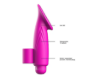 Image de Cadeau à l'achat - Thea - ABS Bullet With Silicone Sleeve - 10-Speeds - Fuchsia