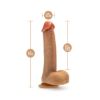 Image de Dr. Skin – Dr. Phillips Dildo 3 en 1 8.5 po – Bronzé