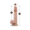 Image de Dr. Skin – Dildo Réaliste 7.75 po – Beige