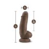 Image de Dr. Skin Plus – Dildo Réaliste 7 po Posable – Brun