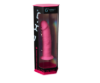 Image de SilexD – Model 2 – 6 po – Rose phosphorescent – Dildo thermoréactif en silicone premium