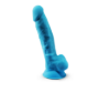 Image de 💙 SilexD – Model 1 – 7 po – Dildo réaliste bleu en silicone avec ventouse