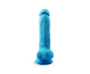 Image de 💙 SilexD – Model 1 – 7 po – Dildo réaliste bleu en silicone avec ventouse