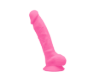 Image de 🩷 SilexD – Model 1 – 7 po – Dildo réaliste phosphorescent – Glow In The Dark rose