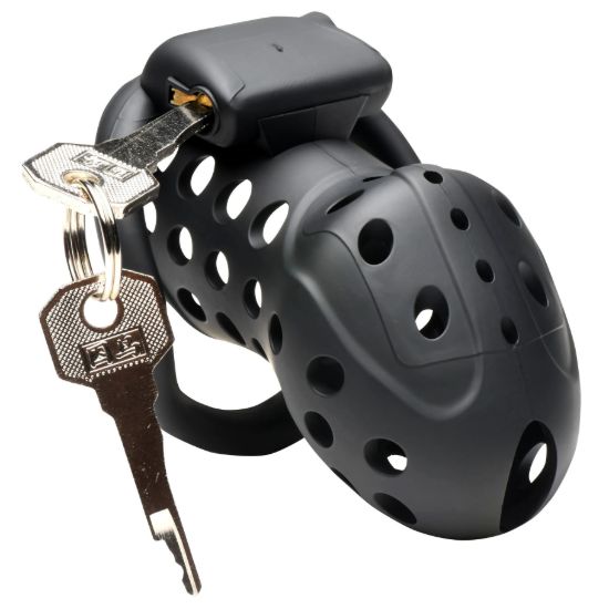 Image de Master Series – Lock Down – Cage de chasteté avec serrure métal