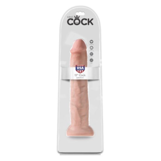 Image de King Cock - Dildo 13 Pouces - Beige