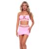 Image de 2PC Skirt Set Net Worth – Pink - One Size