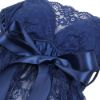 Image de Babydoll Bow Lace – Bleu Royal – 2XL