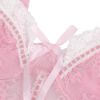 Image de Lace & Lines – Pink & White – 2XL