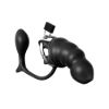Image de Ass-Gasm Cock Blocker (plug prostate + cage de chasteté) – Noir