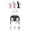 Image de Strap-on - Ensemble 3 pièces (harnais + 3 dildos interchangeables) – Multi