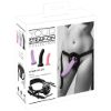 Image de Strap-on - Ensemble 3 pièces (harnais + 3 dildos interchangeables) – Multi