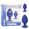 Picture of Ensemble Butt Plug Cheeky – Bleu