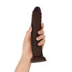 Picture of Shaft - Model J 9.5" Liquid Silicone Dong - Mahogany
